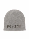 PINKO PINKO WOMEN'S GREY VISCOSE HAT,1B206EY6PLI42 UNI