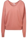 SEE BY CHLOÉ SEE BY CHLOÉ WOMEN'S PINK POLYESTER SWEATER,CHS19AMP025106T6 XS