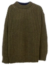 SEE BY CHLOÉ SEE BY CHLOÉ WOMEN'S GREEN WOOL SWEATER,CHS19WMP20560920 M