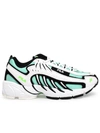 Msgm Sneakers X Fila Fabric White Teal In White