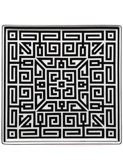Richard Ginori Labirinto 方盘（30厘米） In Black