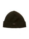 Barbour Lowerfel Beanie In Dark Green