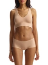 Commando Butter Comfy Racerback Bralette In True Nude In Beige