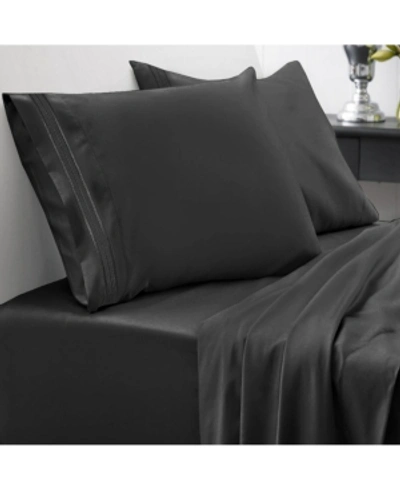 SWEET HOME COLLECTION MICROFIBER 4-PC. SHEET SET, KING