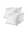 MASTERTEX CIRCLES HOME 100% COTTON BREATHABLE PILLOW PROTECTOR WITH ZIPPER Â WHITE (8 PACK)