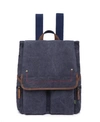 Tsd Brand Atona Canvas Backpack In Navy