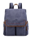 Tsd Brand Atona Canvas Backpack In Blue