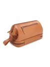 ROYCE NEW YORK ZIPPERED LEATHER TOILETRY BAG,0400012435009