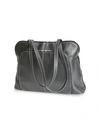ROYCE NEW YORK LEATHER LAPTOP TOTE,0400013093220