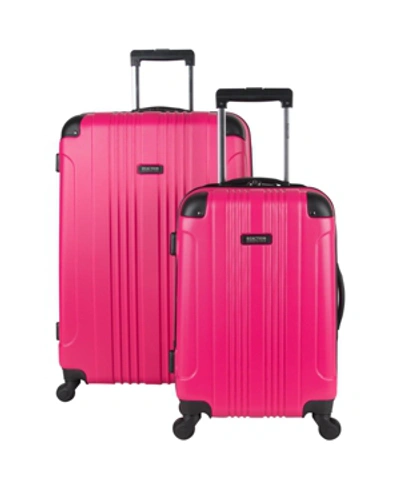 Kenneth Cole Reaction Out Of Bounds 2-pc Lightweight Hardside Spinner Luggage Set In Magenta