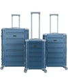 ROCKLAND BOSTON 3PC HARDSIDE LUGGAGE SET