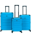 Rockland Boston 3pc Hardside Luggage Set In Turquoise