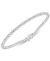 MACY'S DIAMOND TENNIS BRACELET (3-7/8 CT. T.W.) IN 14K WHITE GOLD