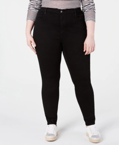 Levi's Trendy Plus Size 721 High-rise Skinny Jeans In Multi