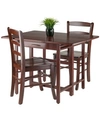 WINSOME TAYLOR 3-PIECE SET DROP LEAF TABLE WITH LADDER BACK CHAIR