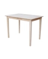 International Concepts Table With Butterfly Extension In Cream