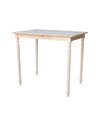 International Concepts Table With Butterfly Extension In Cream