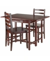 WINSOME TAYLOR 3-PIECE SET DROP LEAF TABLE WITH LADDER BACK CHAIR