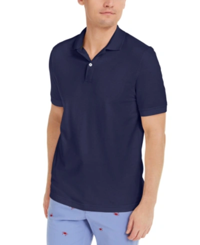 Club Room Mens Classic Fit Performance Stretch Polo Palm Print Shorts Separates Created For Macys In Navy Blue