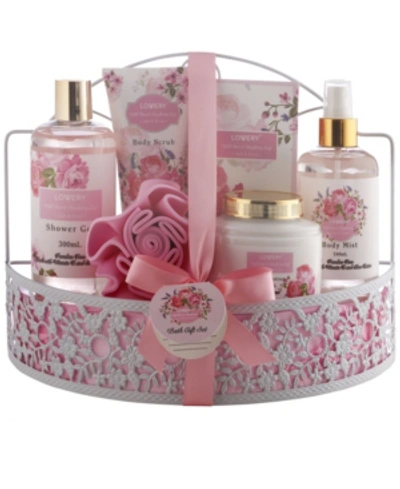 Lovery Wild Rose And Raspberry Body Care 7 Piece Gift Set