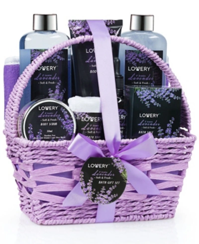 Lovery Lavender And Jasmine Body Care 10 Piece Gift Set