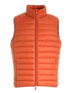 SAVE THE DUCK SAVE THE DUCK ORANGE DOWN VEST,D8241M GIGAY 01616