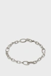 Monica Vinader Sterling Silver Alta Capture Mini Link Charm Bracelet In Silver