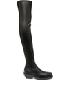 Bottega Veneta Over The Knee Boot In Black