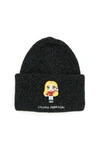 CHIARA FERRAGNI CFMASCOTTE EMBROIDERED BEANIE