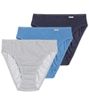 Jockey Elance French Cut Brief 3-pack In Denim Assorted