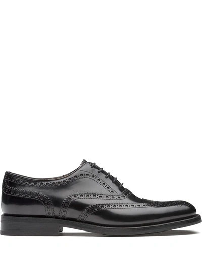 Church's Burwood 7 W Oxford Shoes In Black