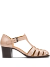 CHURCH'S KELSEY 50MM LEATHER SANDALS