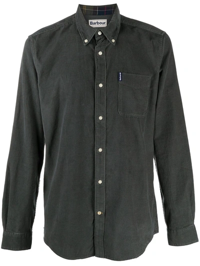 Barbour Classic Button-up Shirt In Grey