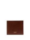 TOM FORD LOGO-EMBOSSED LEATHER WALLET
