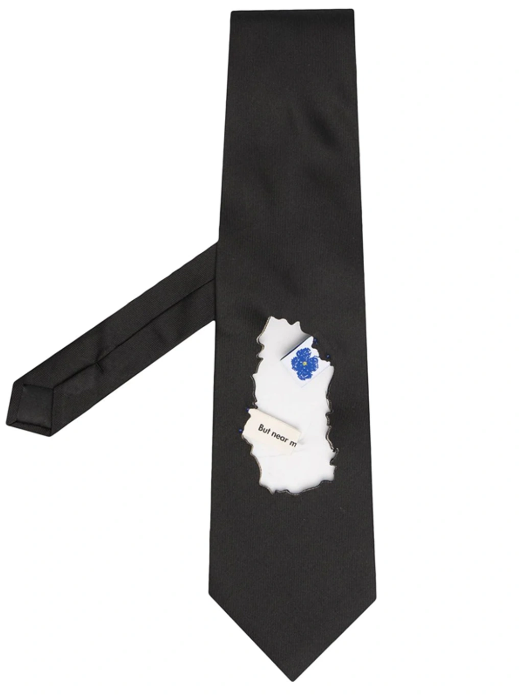 ネクタイ ader error tie Ader Error Distressed-effect Silk Tie In Black | ModeSens