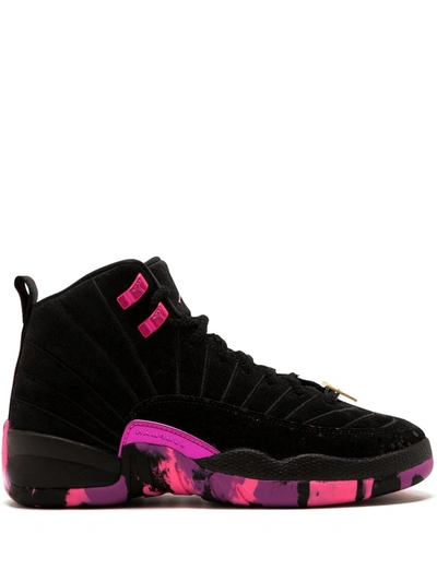 Jordan Kids' Air  12 Retro Sneakers In Black