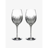 Waterford Lismore Diamond Essence Crystal Goblets Set Of Two In No Color