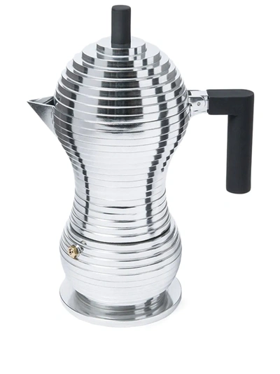 Alessi Pulcina Aluminium Casting Espresso Coffee Maker 26cm In Nocolor