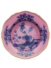 Richard Ginori Oriente Italiano Porcelain Soup Plates (set Of 2) In Pink