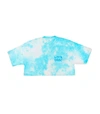 LIVINCOOL Essential Crop T-shirt, Sky Tie Dye