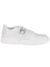 ALYX WHITE LEATHER BUCKLE SNEAKERS,11586763