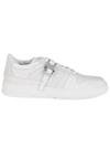 Alyx Perforated Buckled-detail Sneakers In White