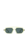 ZEROUNDICI LINGOTTO SUN GLOSSY LIGHT GREEN SUNGLASSES,11587306