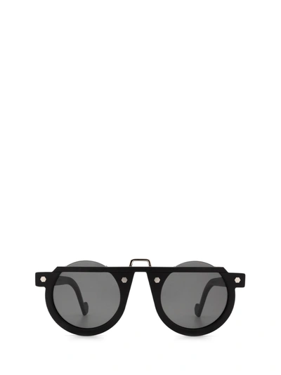 Zeroundici Cit Turin Sun Matt Black Sunglasses