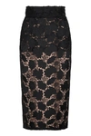 N°21 LACE PENCIL SKIRT,11587282