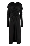 DOLCE & GABBANA DRAPED JERSEY DRESS,11587160