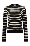 SAINT LAURENT LONG SLEEVE CREW-NECK SWEATER,11587023