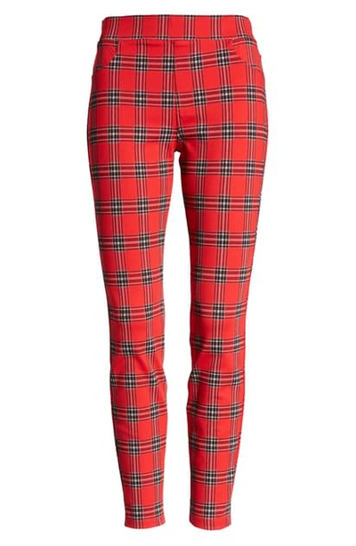 Sanctuary Runway Plaid Print Leggings In Cambridge Plaid