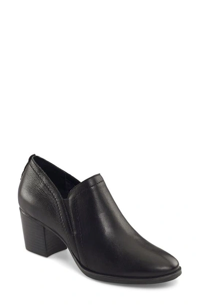 Aetrex Delaney Bootie In Black Leather