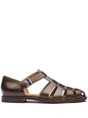 Church's Fisherman Nevada Buckled Sandals In Brown
